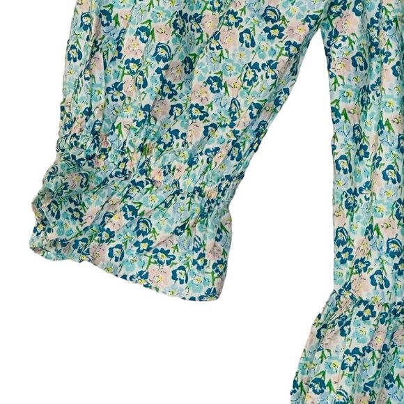English Factory Blue Floral Fleming Dress| Size XS - Picture 4 of 8